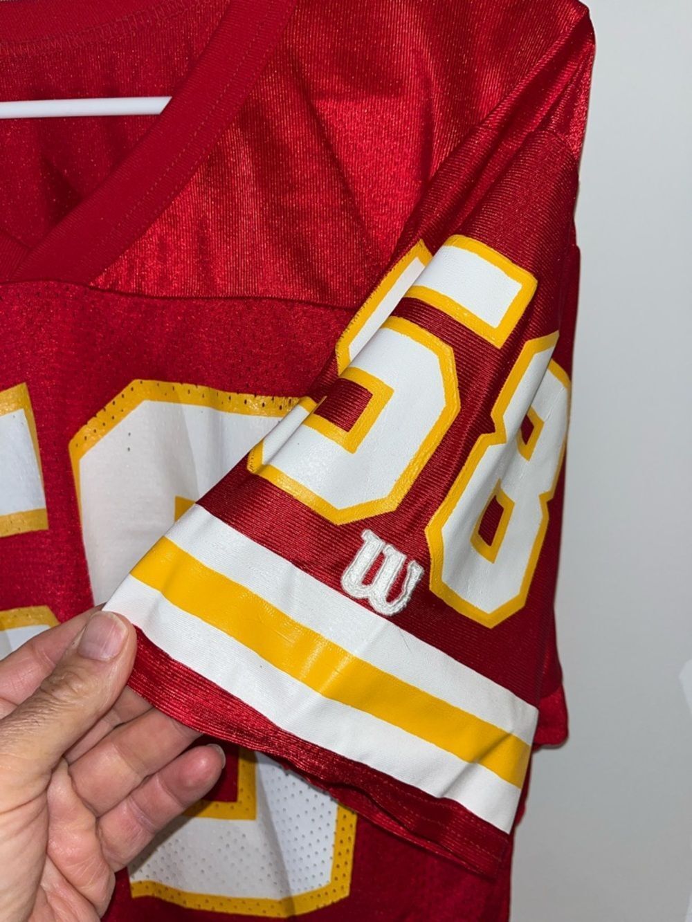 Red #58 Derrick Thomas Retro Kansas City Chiefs Kingdom Jersey L Wilson 90’s - Picture 3 of 4